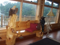 Eagle and Bear Bench